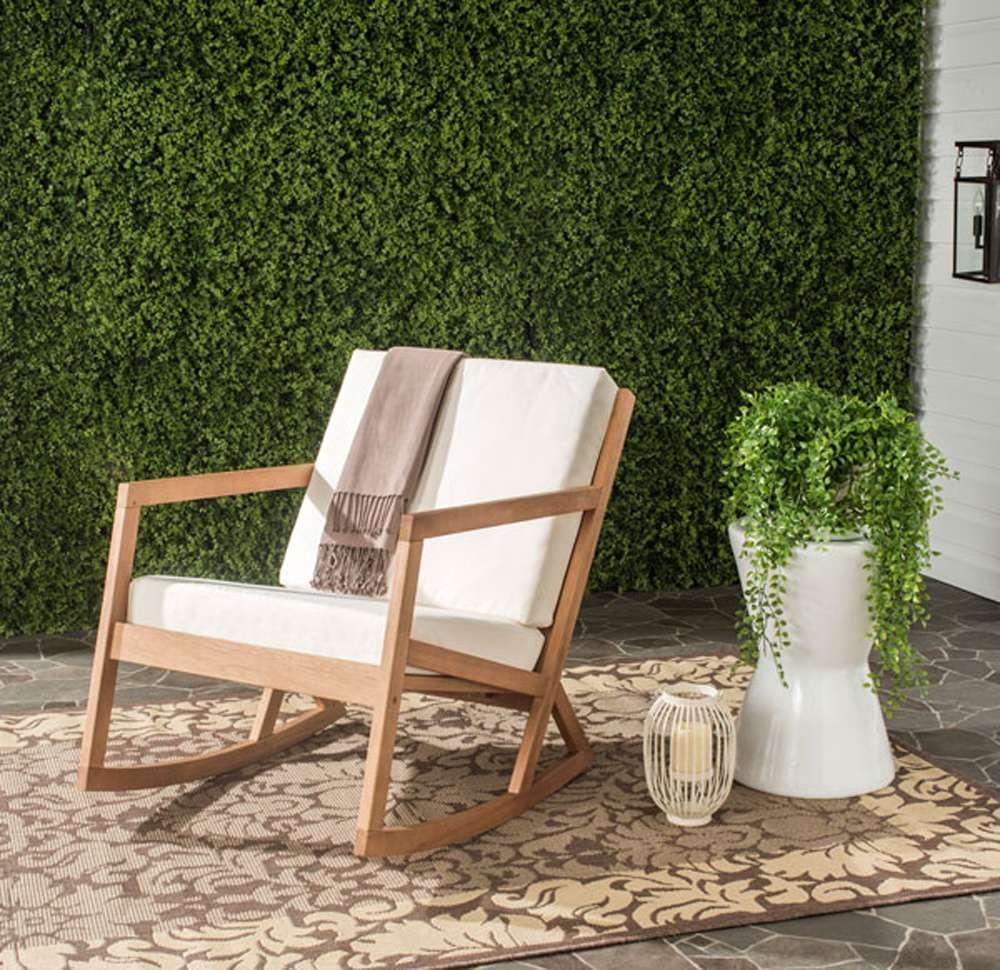 Safavieh - Vernon Rocking Chair - Natural - Beige - PAT7013A veiw 4