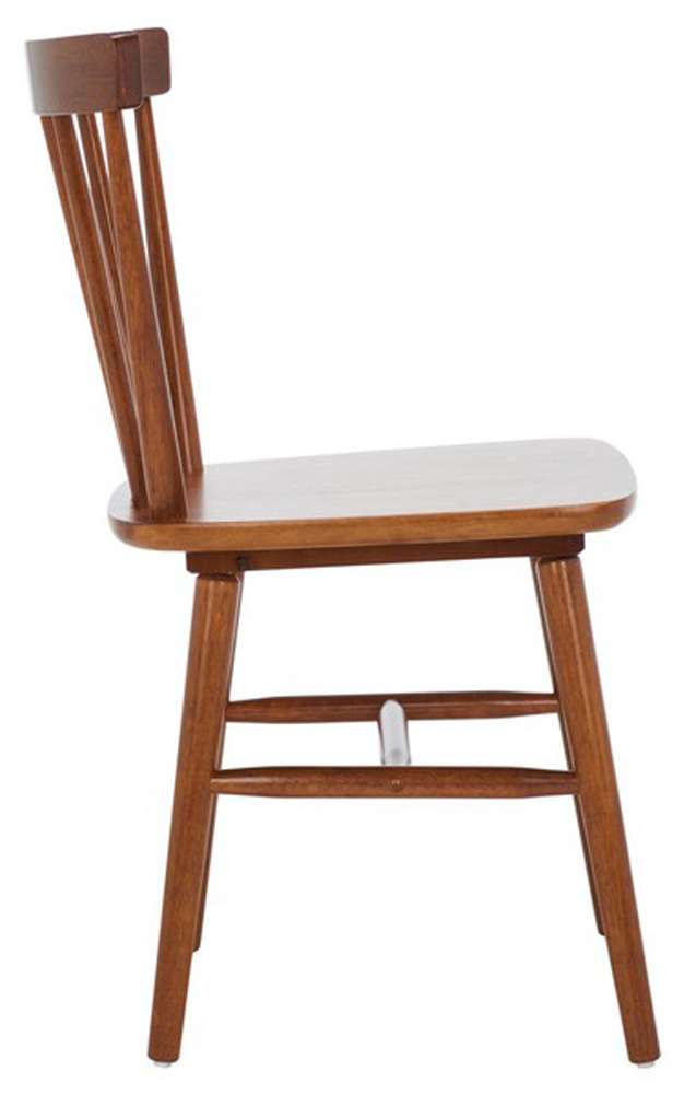 Safavieh - Winona Spindle Dining Chair - Walnut (Set of 2) - DCH8500G-SET2 veiw 3