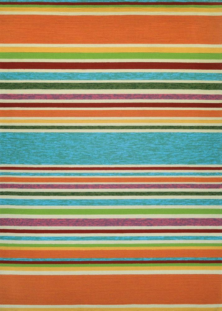Couristan - Covington Sherbet Stripe/Multi Rug - 8 x 11 - 22963067080110T veiw 1
