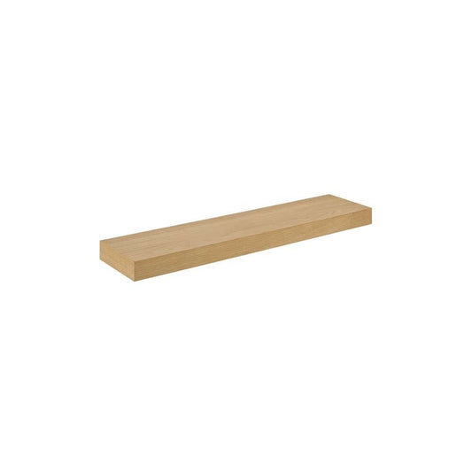 Euro Style - Barney 24in Floating Shelf/Shelving in American Oak Veneer - 09740-OAK veiw 2