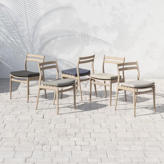 Four Hands - Atherton Outdoor Dining Chair-Brown/Char - JSOL-08302K-562 veiw 2