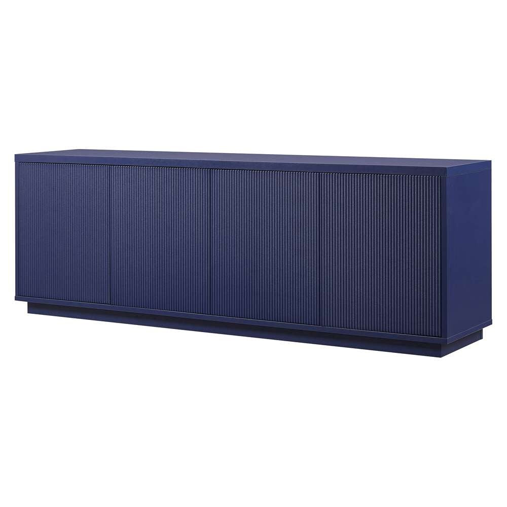Hudson & Canal - Hanson Rectangular TV Stand for TVs up to 75in in Dark Blue - TV1922 veiw 4