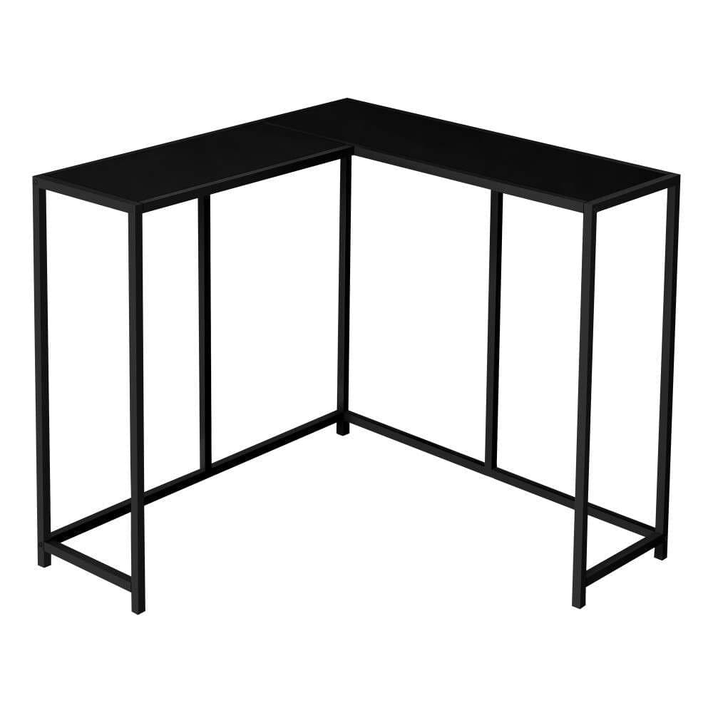 Monarch Specialties - Accent Table, Console, Entryway, Narrow, Corner, Living Room, Bedroom, Metal, Laminate, Black, Contemporary, Modern - I-2157 veiw 1