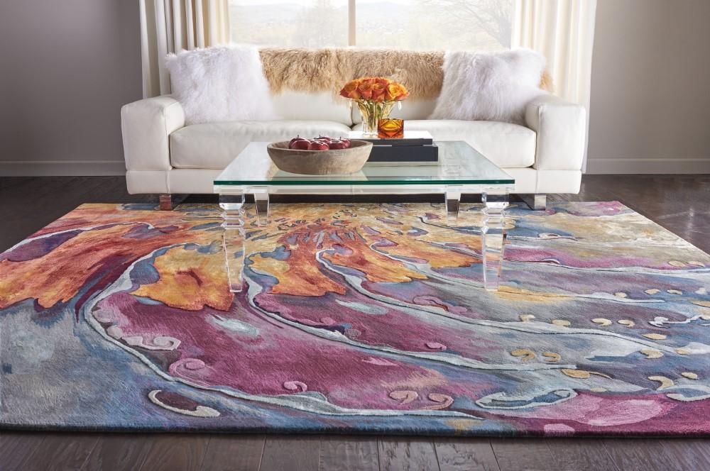 Nourison - Prismatic 12x15in Multicolor Abstract Oversized Area Rug - PRS08-99446477590 veiw 2