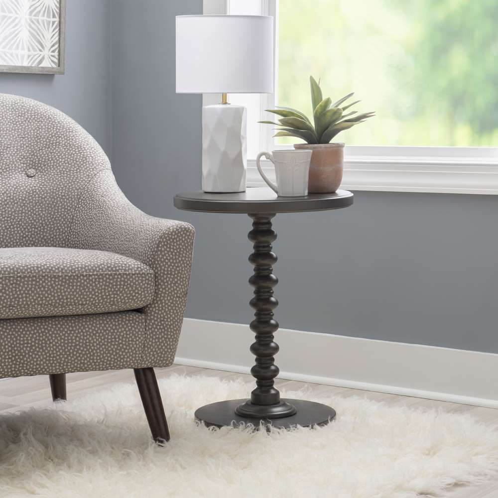 Powell Company - Aurora Side Table, Dark Grey - D1361A20DG veiw 7