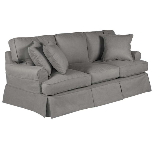 Sunset Trading - Horizon Slipcovered Sofa Performance Gray - SU-117600-391094 veiw 2