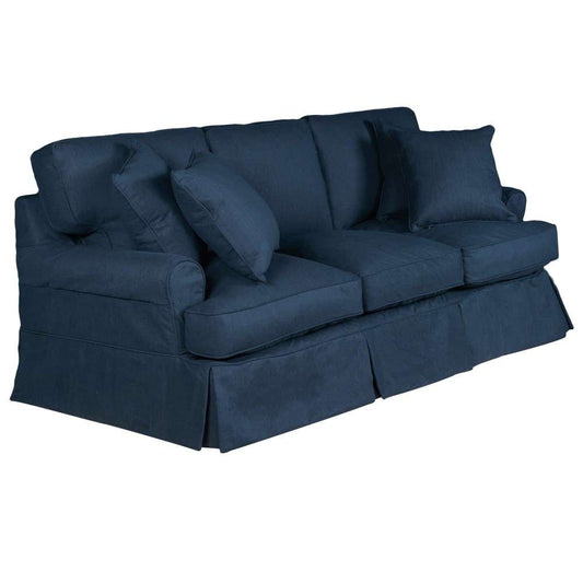 Sunset Trading - Horizon Slipcovered Sofa Performance Navy Blue - SU-117600-391049 veiw 2