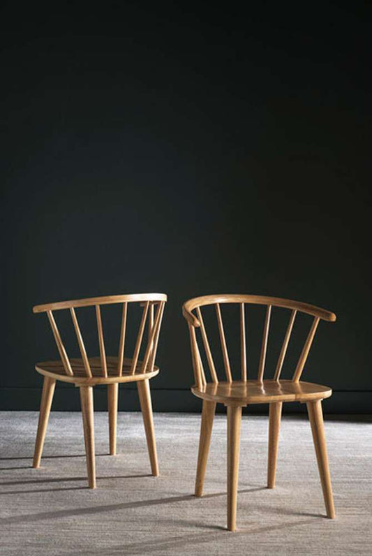 Safavieh - Blanchard Side Chair - Natural (Set of 2) - AMH8512D-SET2 veiw 2