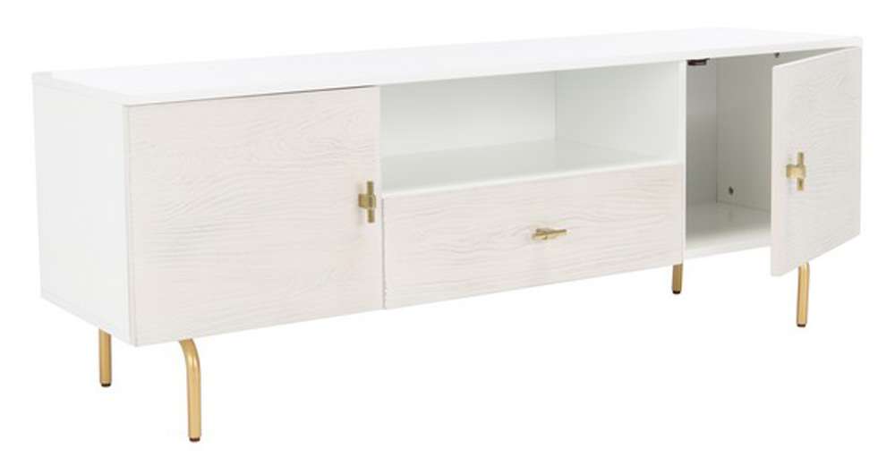 Safavieh - Genevieve Media Stand - White - White Washed - MED5000C veiw 4