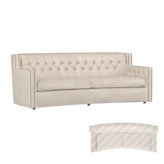 Bernhardt - Candace Leather Sofa - 7277L_363-011 veiw 2