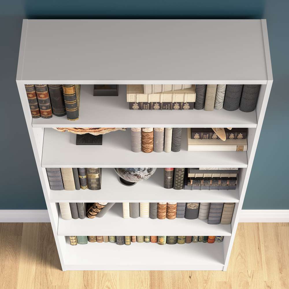 Bush Furniture - Universal 5 Shelf Bookcase in White - WL12417 veiw 6