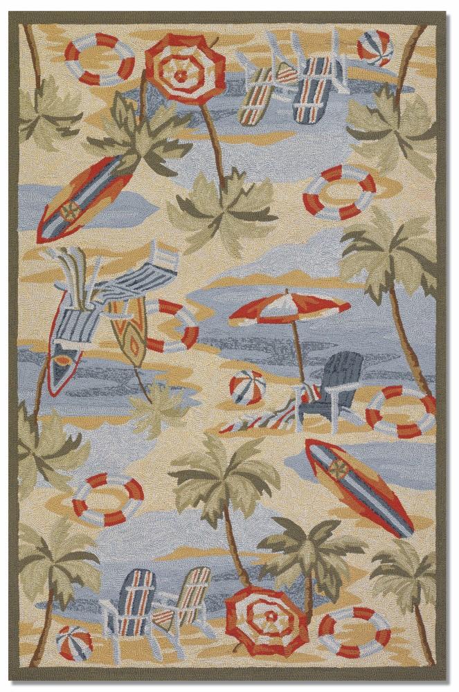 Couristan - Outdoor Escape Cocoa Beach/Sand Rug - 8 x 11 - 21247025080110T veiw 1