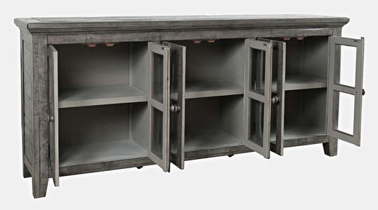 Jofran - Rustic Shores Coastal Style 70in Distressed Acacia Sideboard Cabinet - 2130-7032 veiw 2