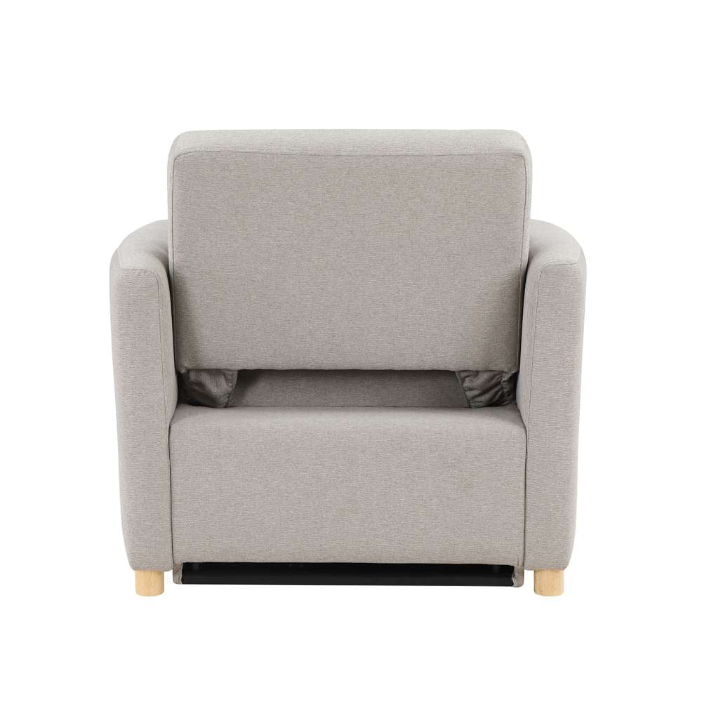 Serta - Anja Convertible Chair, Light Grey by Lifestyle Solutions - 111A007LTG veiw 7