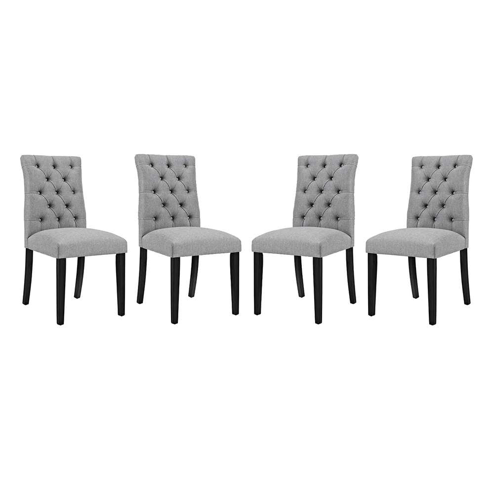 Modway - Duchess Dining Chair Fabric (Set of 4) - EEI-3475-LGR veiw 1