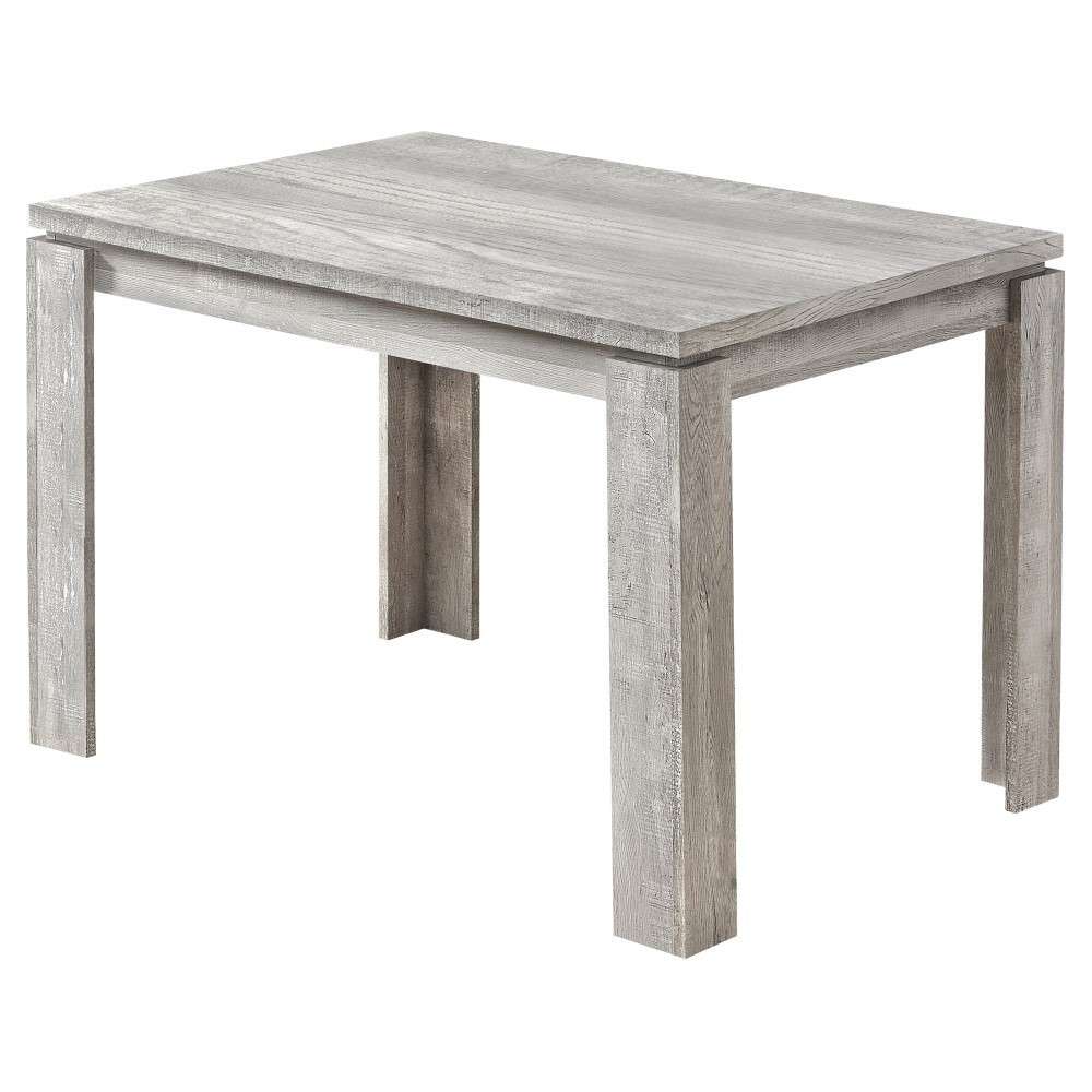 Monarch Specialties - Dining Table, 48in Rectangular, Small, Kitchen, Dining Room, Laminate, Grey, Contemporary, Modern - I-1164 veiw 1