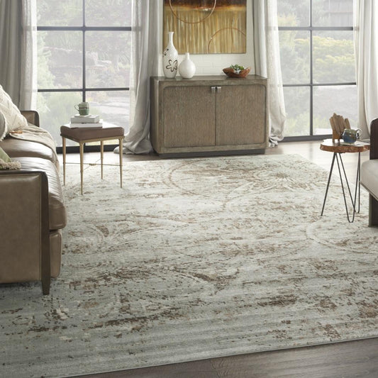Nourison - Euphoria EUP03 Bone 9x12 Oversized Rug - EUP03-99446379344_CLOSEOUT veiw 2
