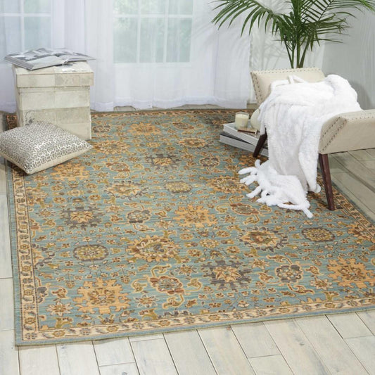 Nourison - Timeless TML19 Blue 86in x 116in Rug - TML19-99446274304 veiw 2