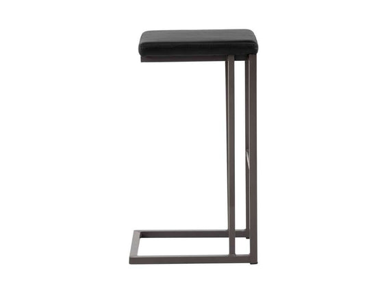 Sunpan - Boone Barstool - Grey - Onyx (Set Of 2) - 102497 veiw 2