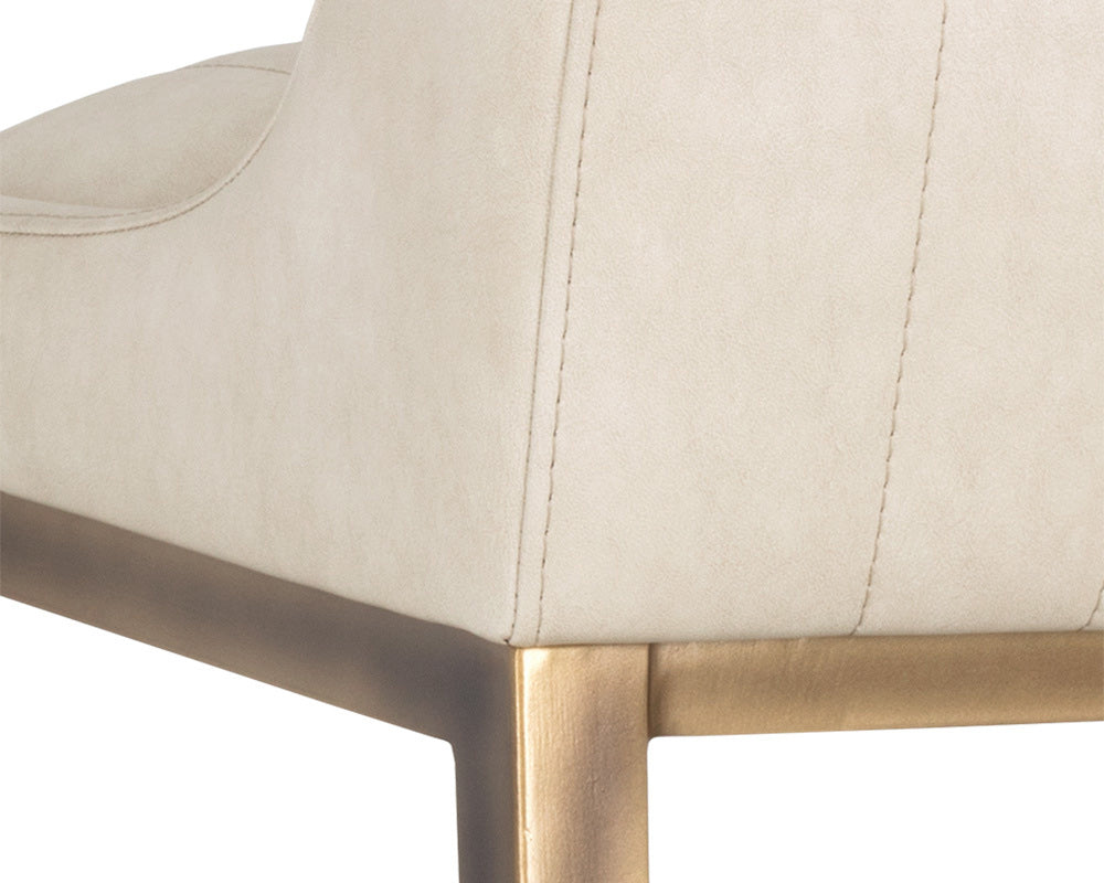Sunpan - Irongate Halden Barstool - Bravo Cream - 104971 view 7