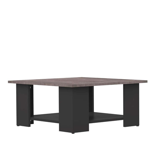 TEMAHOME - Square 67 Coffee Table in Black / Concrete Look - E2084A7698X00 veiw 2