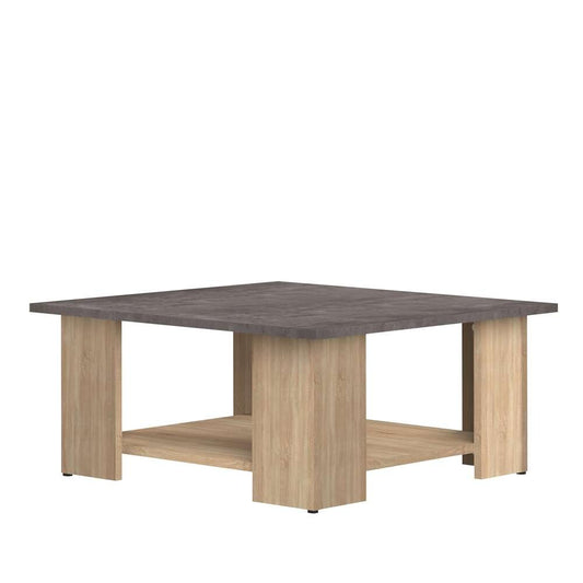 TEMAHOME - Square 67 Coffee Table in Oak Color / Concrete Look - E2084A3498X00 veiw 2