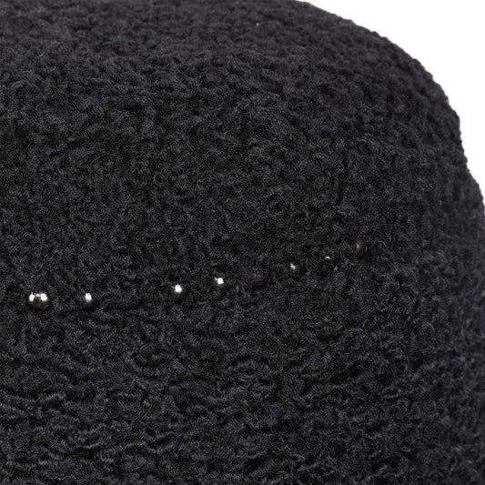 Uttermost - Gumdrop Black Ottoman - 23575 veiw 2