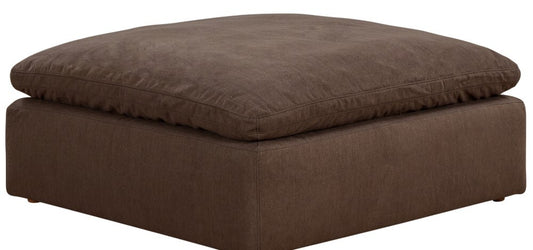Sunset Trading - Contemporary Puff Collection Slipcover Only for 44in Square Modular Ottoman Brown - SU-145830SC-391088 veiw 2