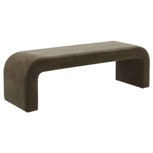 Safavieh - Caralynn Upholstered Bench - Dark Olive - SFV5027E veiw 2