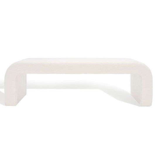 Safavieh - Caralynn Upholstered Bench - Ivory - SFV5027A veiw 2
