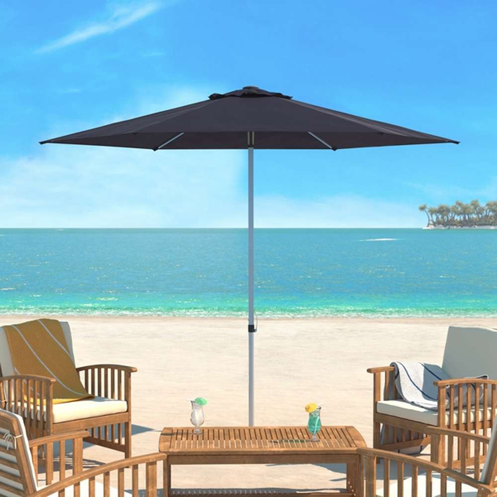 Safavieh - Hurst 9 Ft Push Up Umbrella - Navy - PAT8002C veiw 1