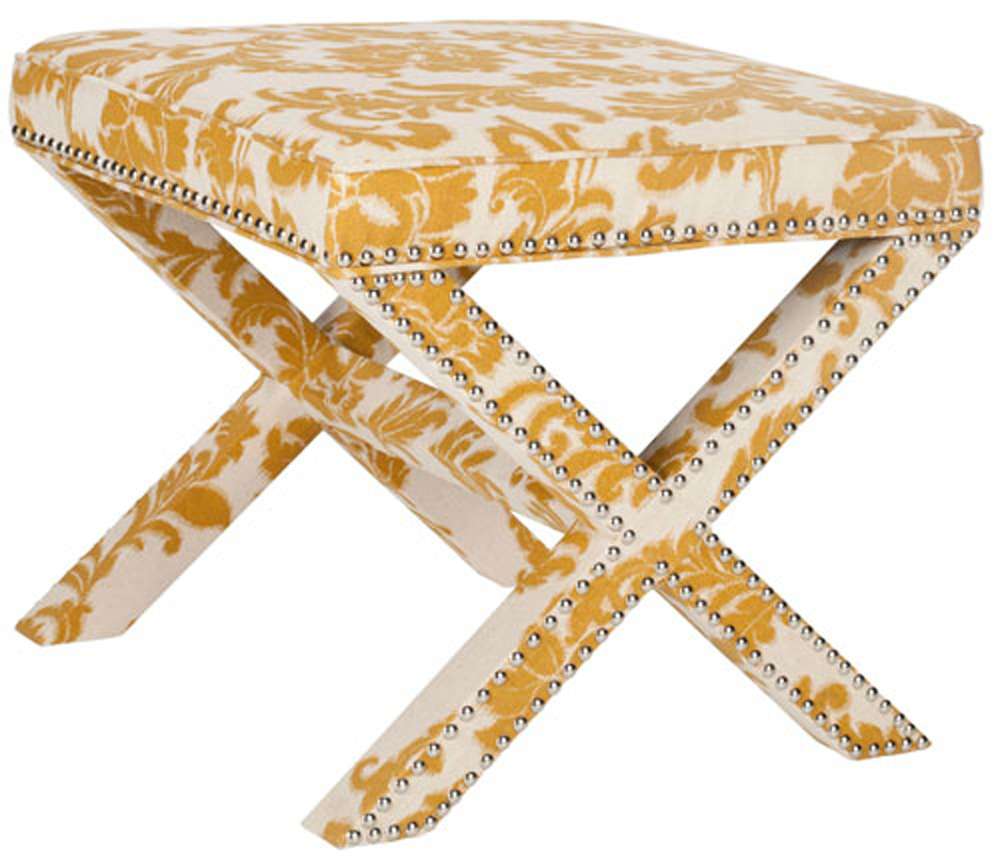 Safavieh - Palmer Ottoman - Maize - Beige - MCR4589M veiw 3