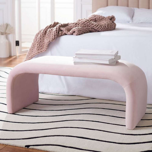 Safavieh - Tenko Bench - Light Pink - BCH1300C veiw 2
