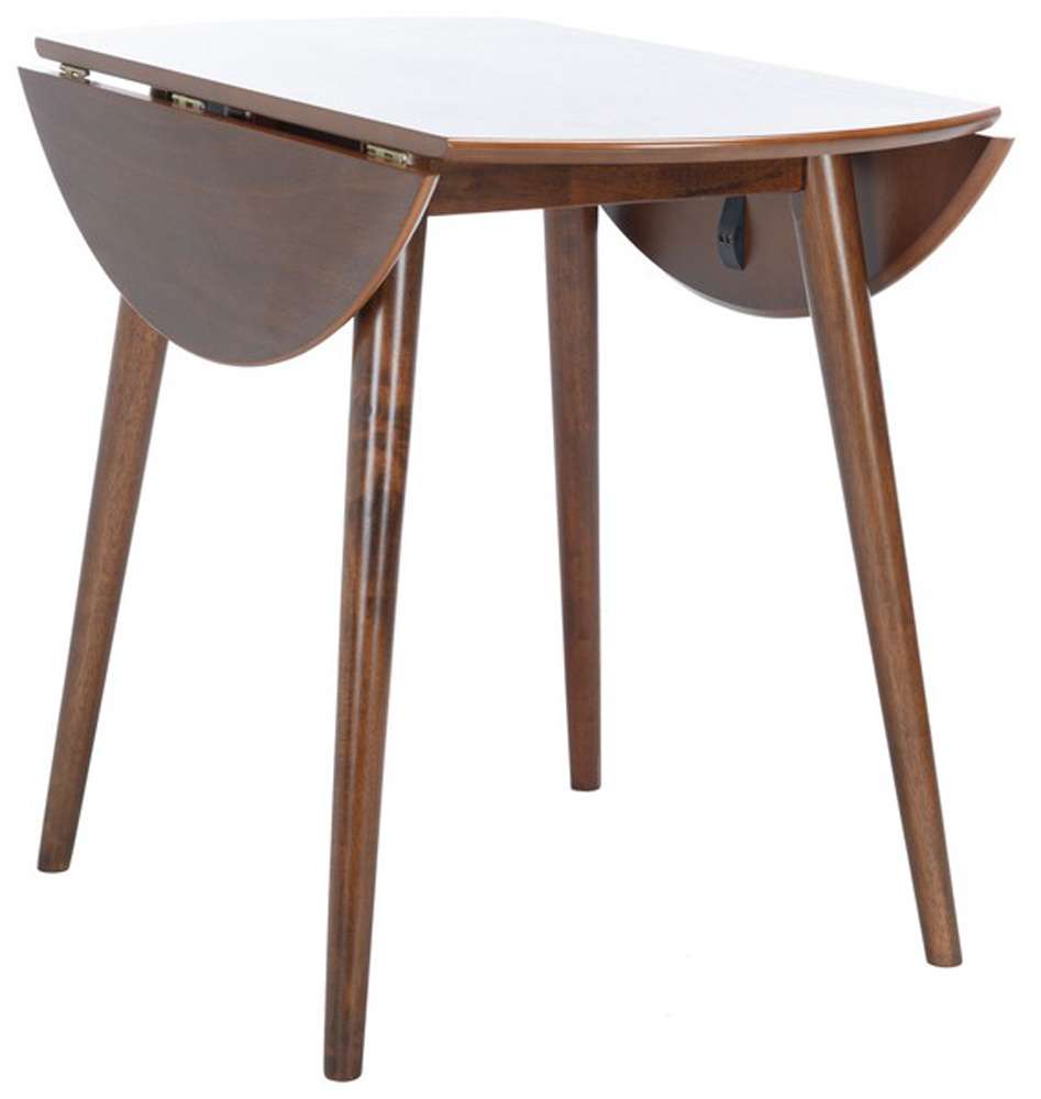 Safavieh - Lovell Folding Round Dining Table - Walnut - DTB1401A veiw 4