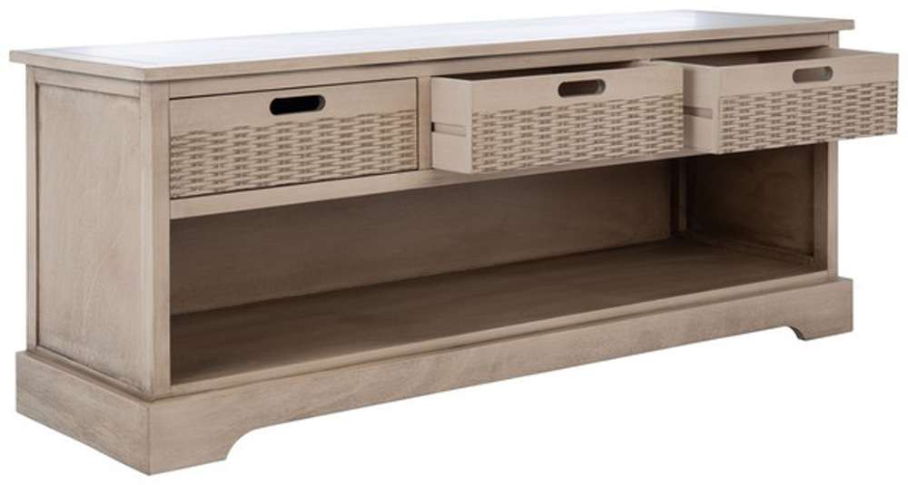 Safavieh - Landers 3Drw Storage Bench - Sand - BCH5701D veiw 4
