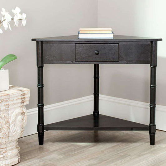 Safavieh - Gomez Corner Table - Distressed Black - AMH5709B veiw 2