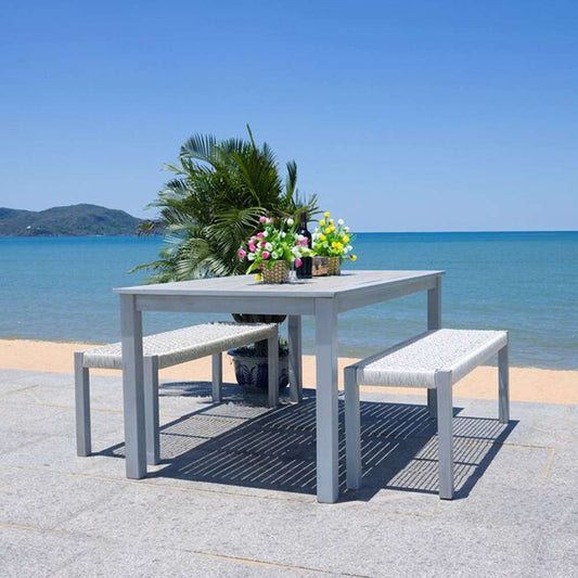 Safavieh - Aquina Dining Set - Grey - Grey - PAT7081B veiw 2