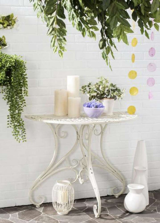 Safavieh - Annalise Accent Table - Antique White - PAT5008A veiw 2