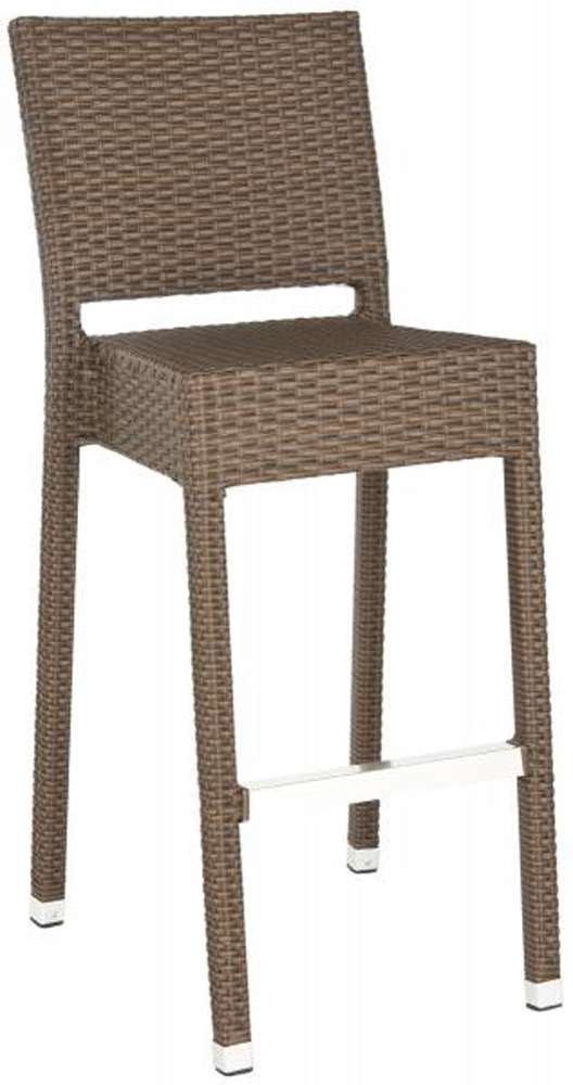 Safavieh - Bethel Stackable Barstool - Brown - FOX5201B veiw 3
