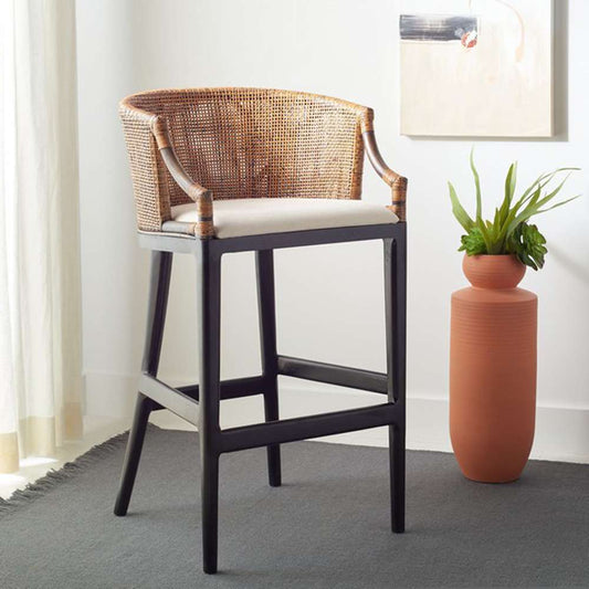 Safavieh - Brando Barstool - Brown - Black - SEA4014D veiw 2