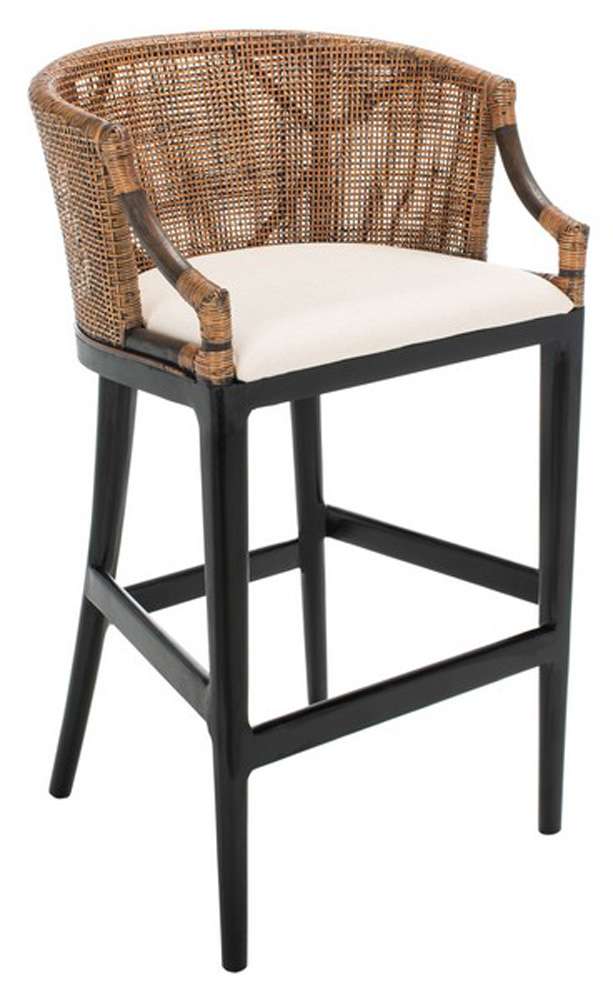 Safavieh - Brando Barstool - Brown - Black - SEA4014D veiw 4