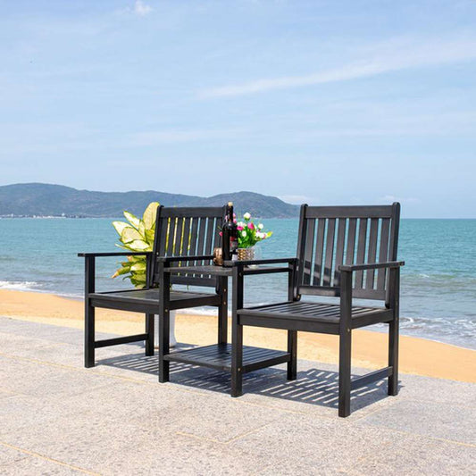 Safavieh - Brea Twin Seat Bench - Black - PAT7014D veiw 2