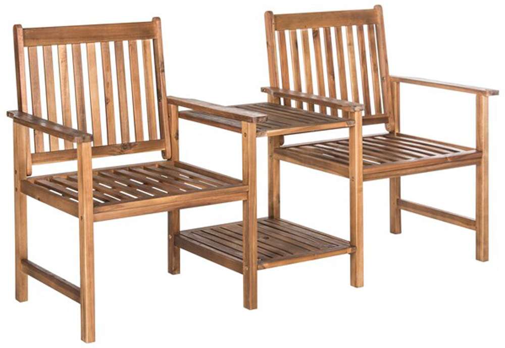 Safavieh - Brea Twin Seat Bench - Natural - PAT7014A veiw 3