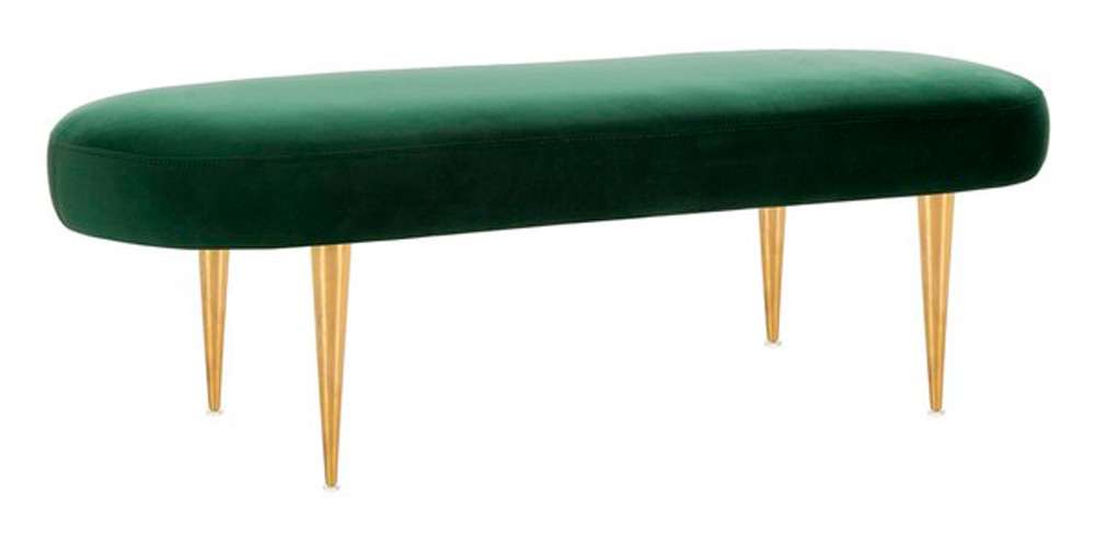 Safavieh - Corinne Oval Bench - Emerald - Gold - SFV4704A veiw 4
