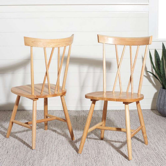 Safavieh - Friar Dining Chair - Natural (Set of 2) - DCH1401D-SET2 veiw 2