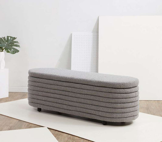 Safavieh - Jaymie Storage Bench - Dark Grey - Black - SFV5040D veiw 2