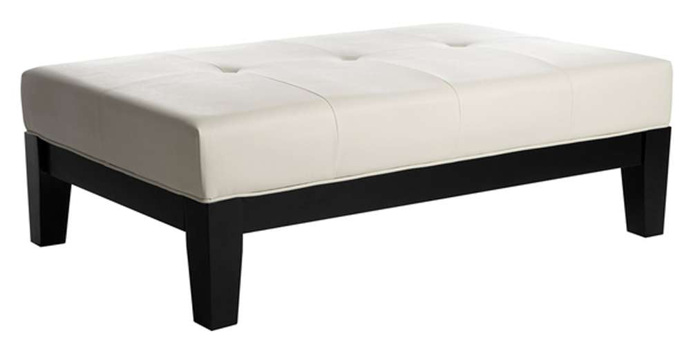 Safavieh - Jordan Cocktail Ottoman - Off White - HUD4066C veiw 4