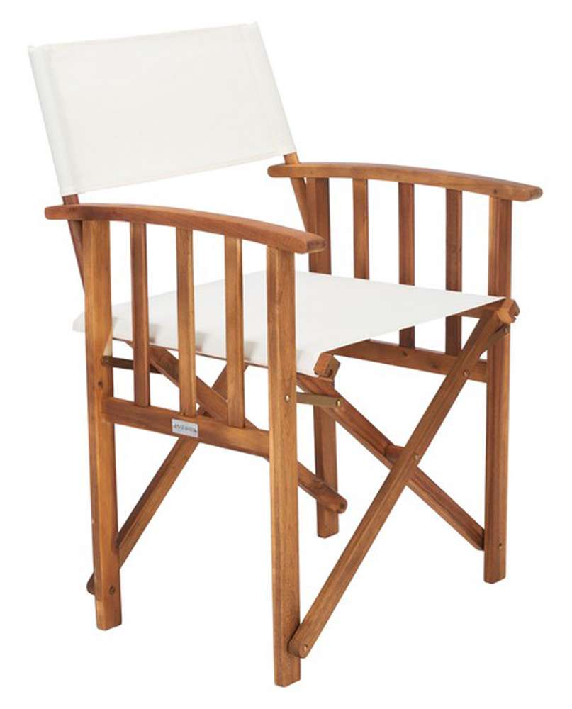 Safavieh - Laguna Director Chair - Natural - Beige (Set of 2) - PAT7004F-SET2 veiw 4