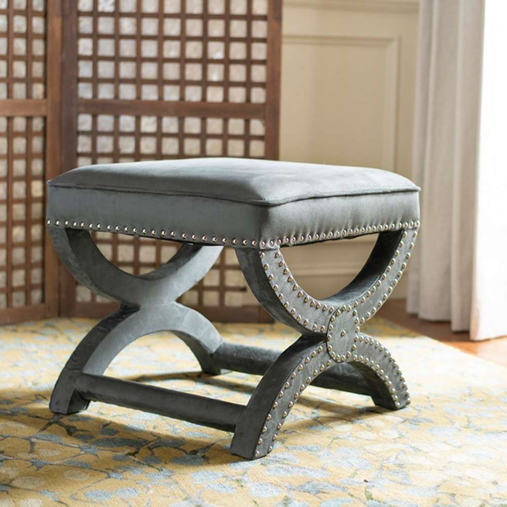 Safavieh - Mystic Ottoman - Grey - MCR4645E veiw 2