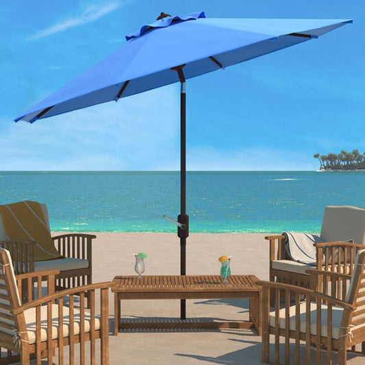 Safavieh - Ortega 9 Ft Crank Umbrella - Pacific - PAT8001P veiw 2